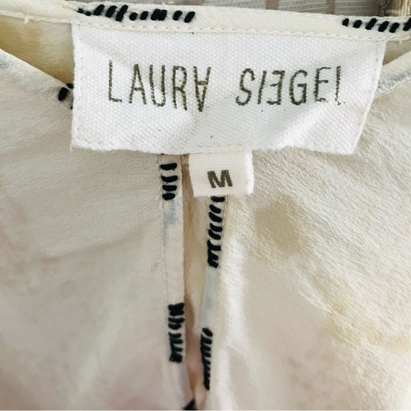 LAURA SIEGEL Handcrafted SLOUCHY Bohemian SILK BLOUSE Medium - Picture 14 of 14